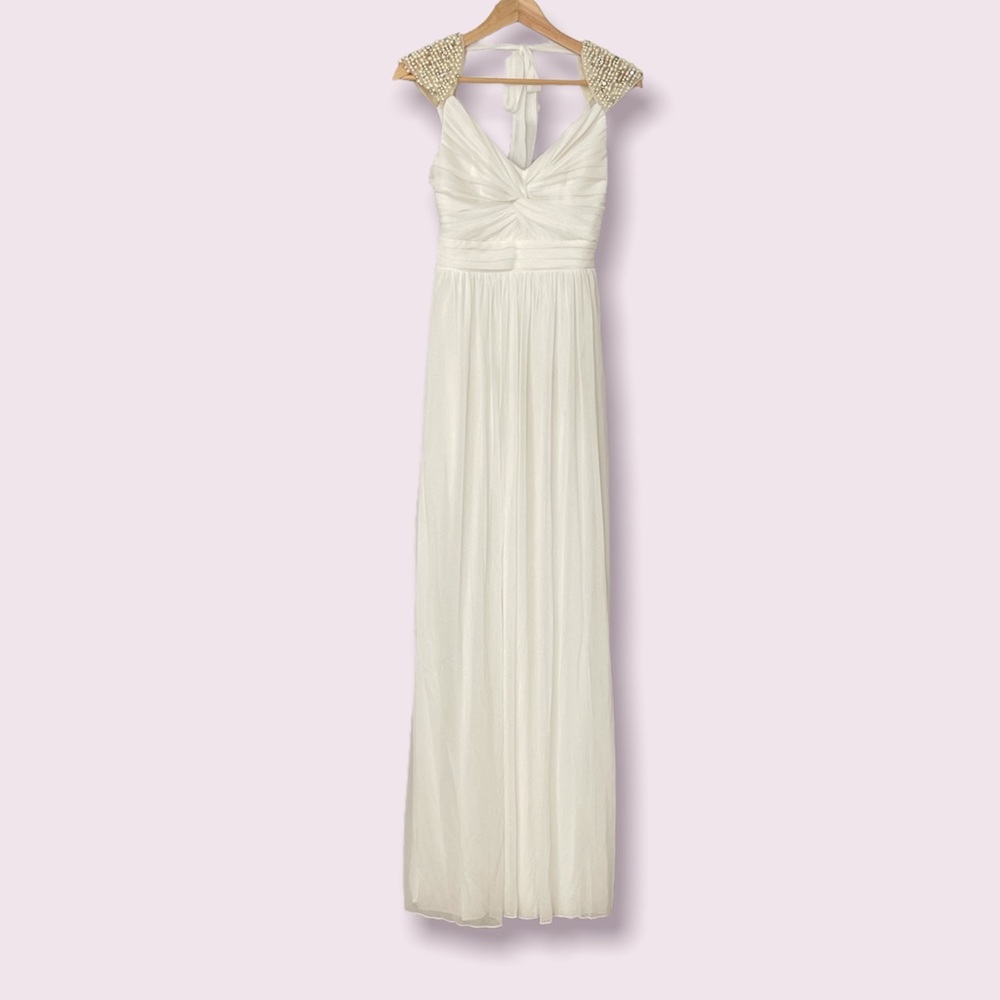 Prom Dress with Jewels appliqué